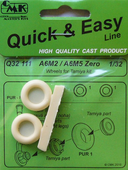 1/32 A6M2/A6M5 Zero - Wheels set (TAM)