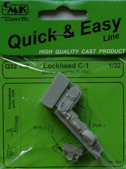 1/32 Lockheed C-1 Ejection seat for F-104C