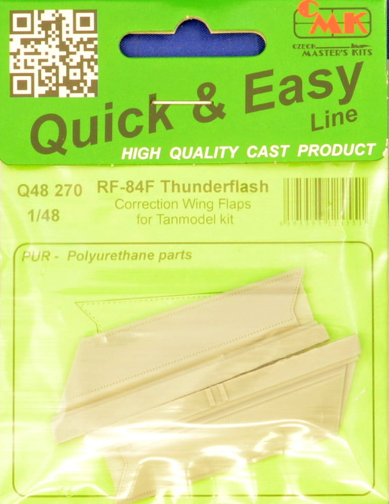 1/48 RF-84F Thunderflash Correct.wing flaps (TANM)