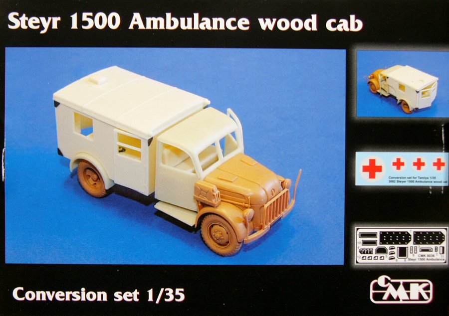 1/35 Steyr 1500 Ambulance wood cab Conv.Set (TAM)