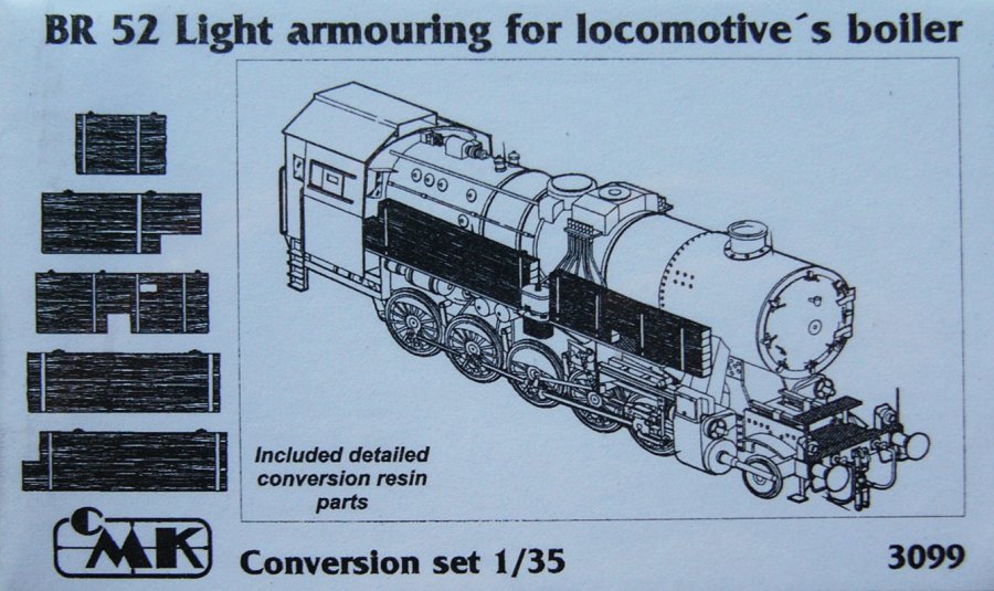 1/35 BR 52 Light armouring for locomotive boiler