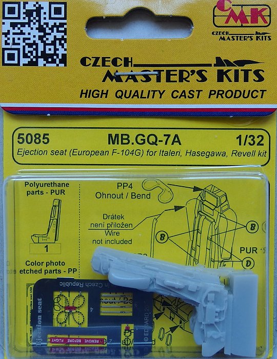 1/32 MB.GQ-7A Ejection seat for F-104G (ITA/REV)