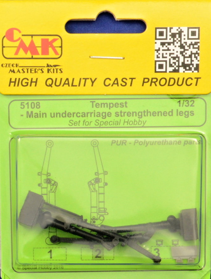 1/32 Tempest Main undercarriage strenghtened legs