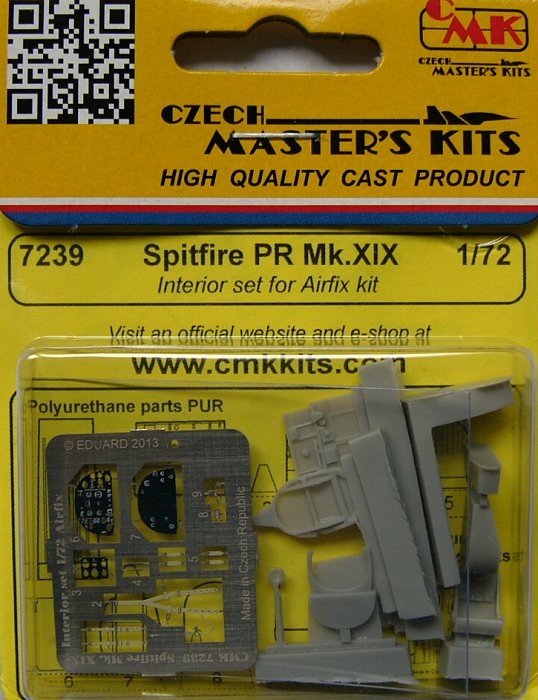 1/72 Spitfire PR Mk.XIX - Interior set (AIRIFX)