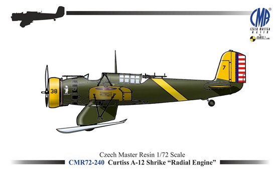 1/72 Curtiss A-12 Shrike 'Radial Engine'