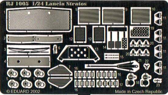1/24 Lancia Stratos Photo parts