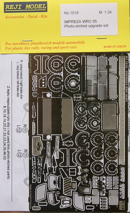 1/24 Impreza WRC 05 Photo-etched upgrade set