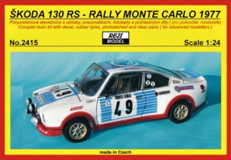 1/24 Škoda 130 RS Monte Carlo 1977 (re-edition)