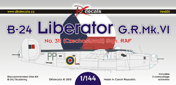 1/144 B-24 Liberator G.R.Mk.VI No.311 Sqn. RAF