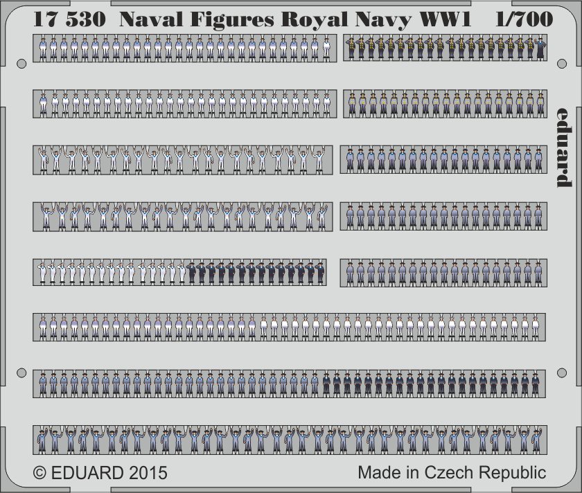 SET 1/700 Naval Figures Royal Navy
