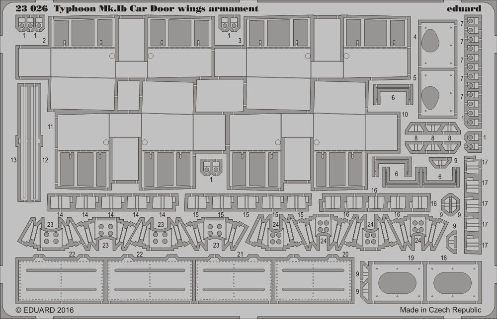 SET Typhoon Mk.Ib Car Door wings armament (AIRF)