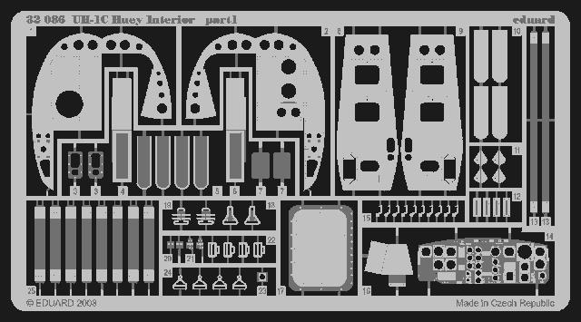 SET UH-1C Huey Interior