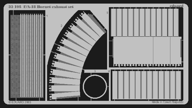 SET F/A-18 Hornet Exhaust set