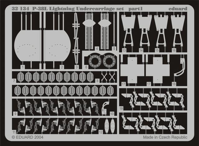 SET P-38L Lightning undercarriage   (TRUMP)