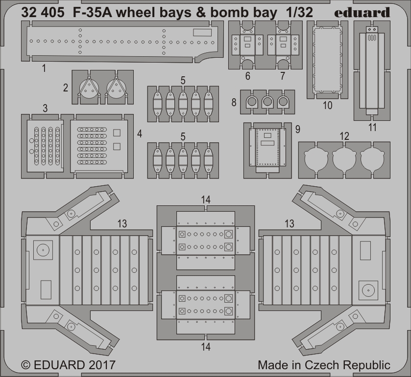SET F-35A wheel bays & bomb bays (ITA)