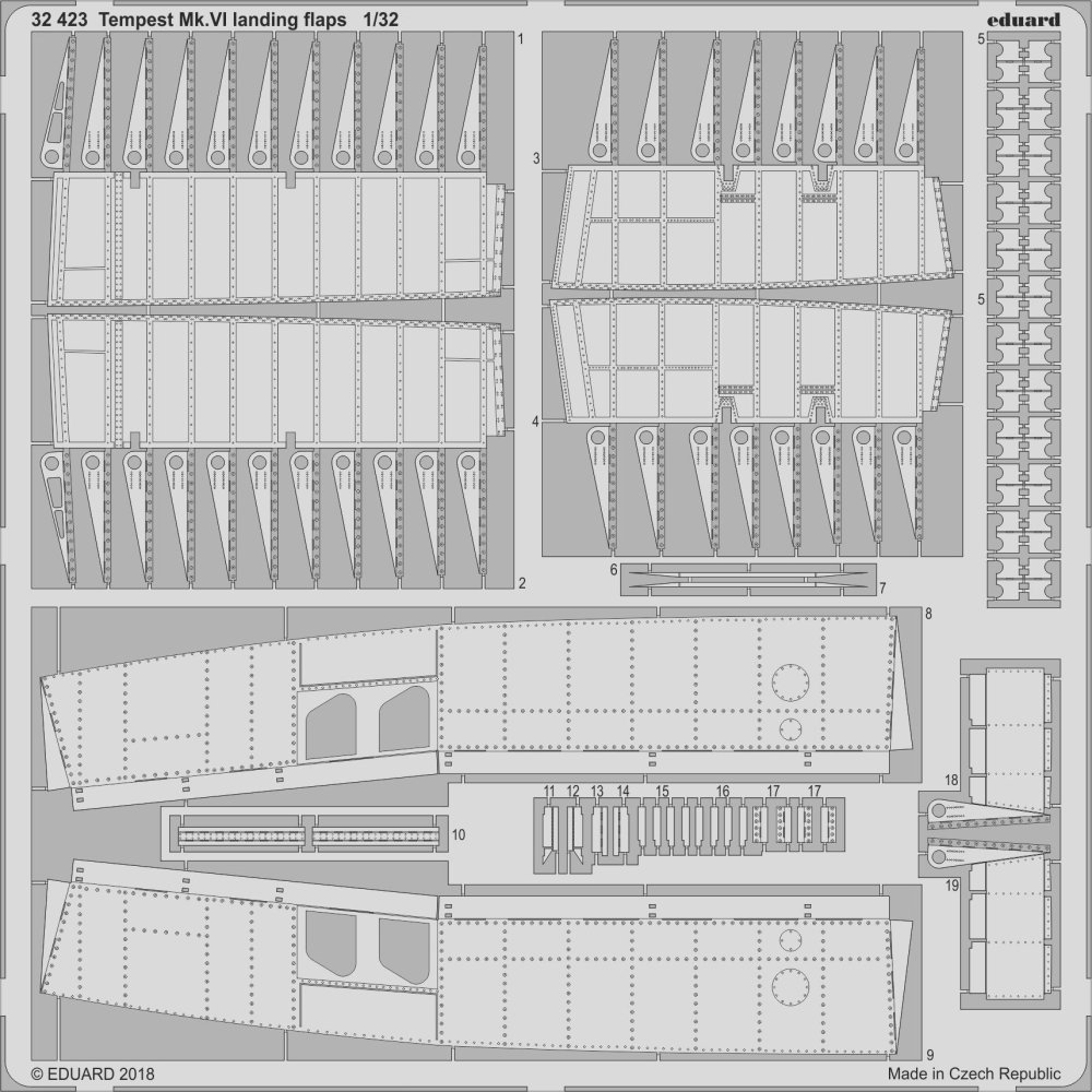 SET Tempest Mk.VI landing flaps (SP.HOB.)