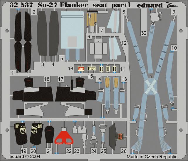 SET Su-27 Flanker seat  (TRUMP)