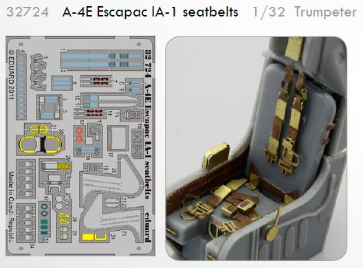 SET A-4E Escapac IA-1 seatbelts (TRUMP)
