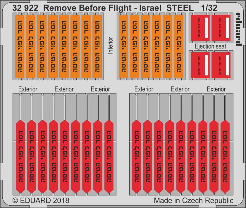 SET Remove Before Flight - Israel STEEL
