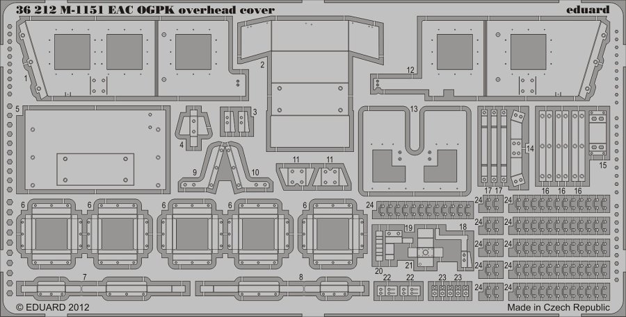 SET M-1151 EAC OGPK overhead cover (ACAD)