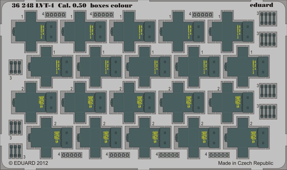 SET LVT-4 Cal. 0.50 boxes colour (AFV)