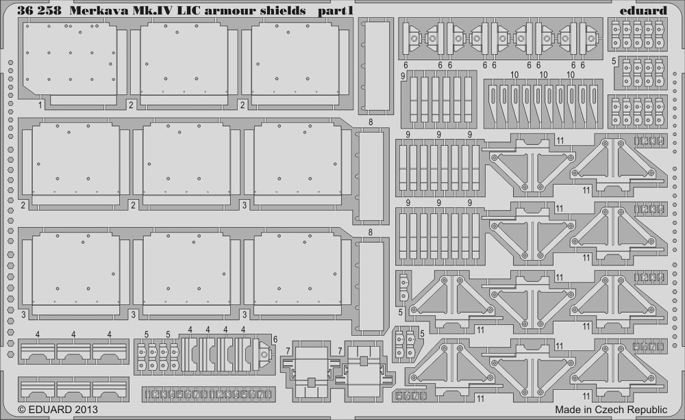 SET Merkava Mk.IV LIC armour shields (ACAD)