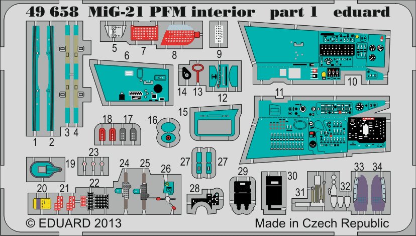 SET MiG-21PFM interior (EDU)