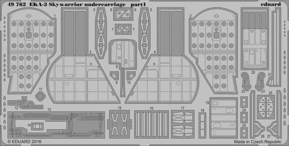 SET EKA-3 Skywarrior undercarriage (TRUMP)