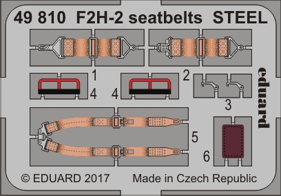 SET F2H-2 seatbelts STEEL (KITTYH)
