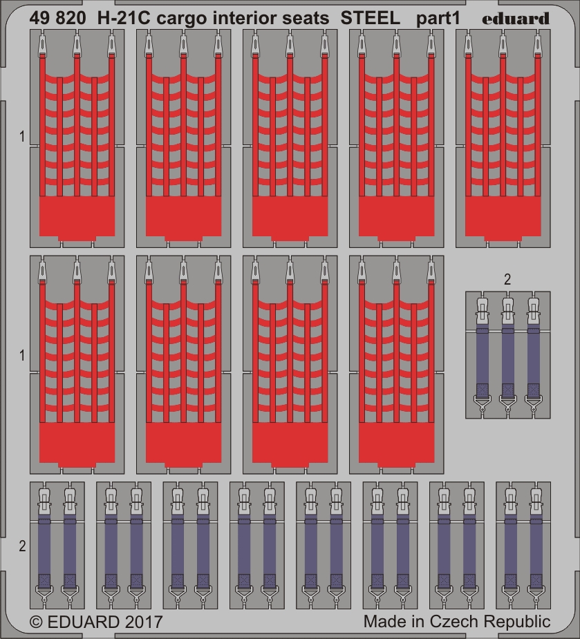 SET H-21C cargo interior seats STEEL (ITA)