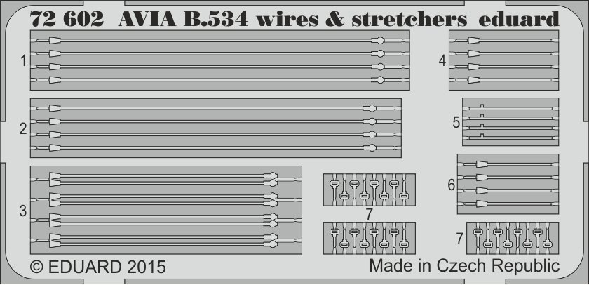 SET Avia B.534 wires & stretchers (EDU)