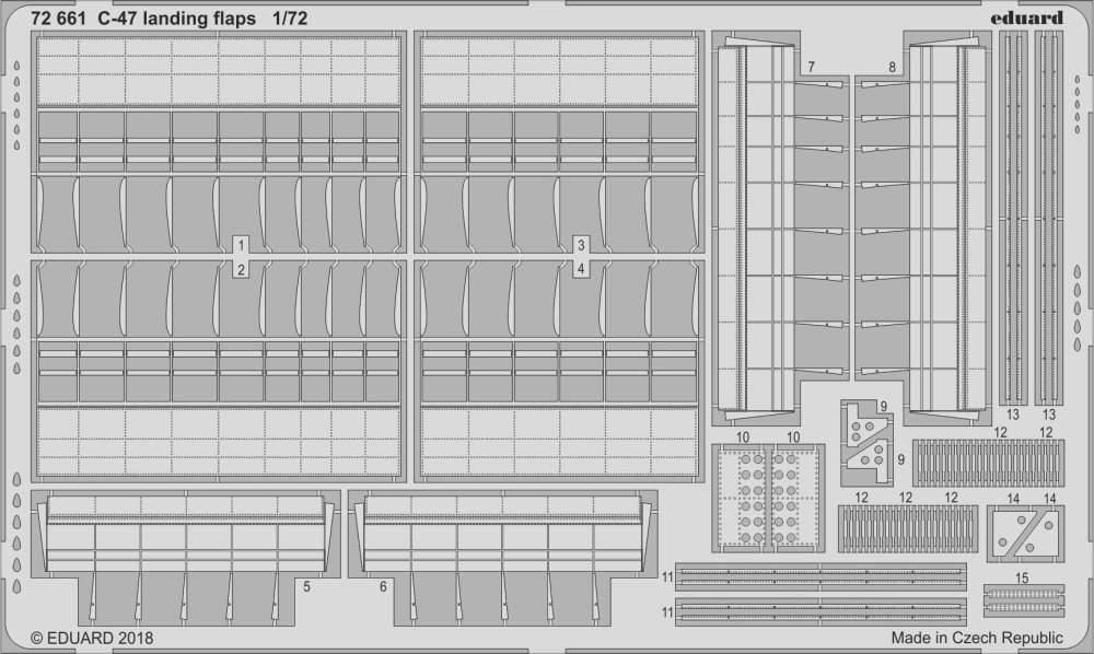 SET C-47 landing flaps (HOBBYB)