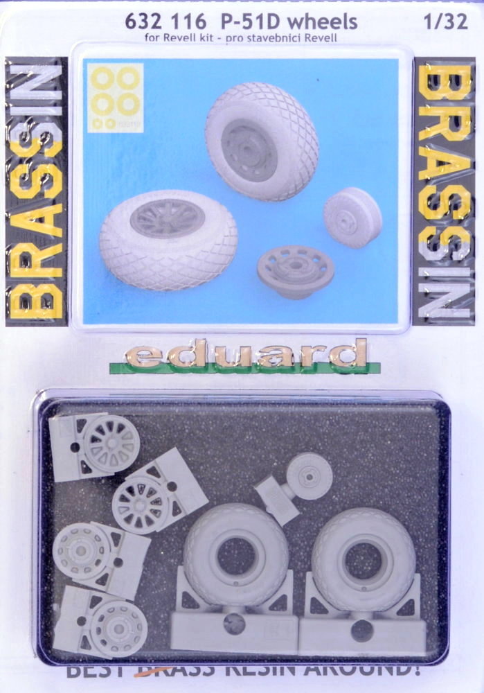 BRASSIN 1/32 P-51D wheels (REV)