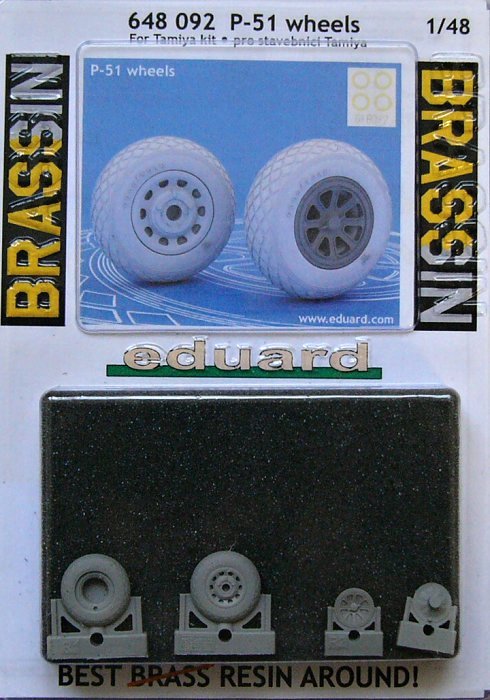 BRASSIN 1/48 P-51 wheels