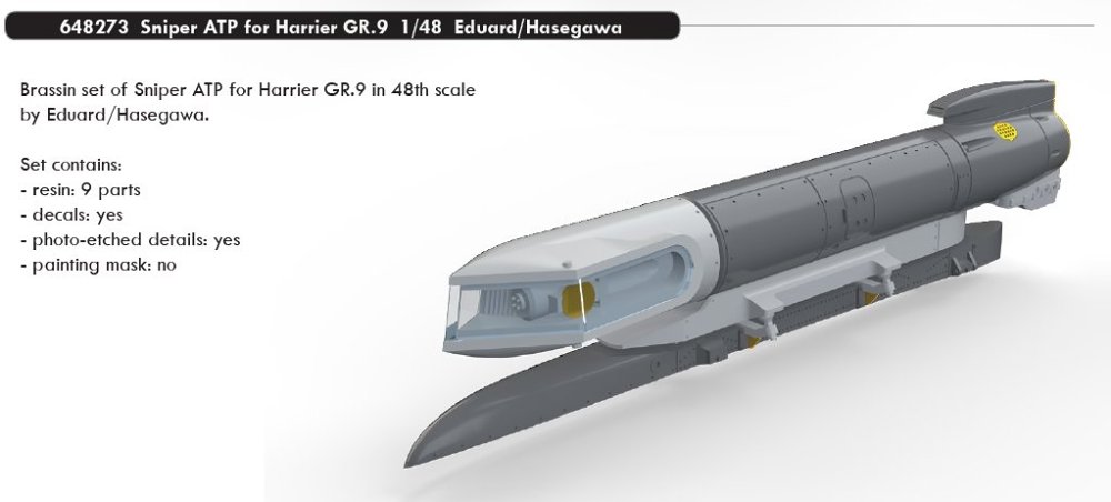 BRASSIN 1/48 Sniper ATP for Harrier GR.9 (EDU/HAS)
