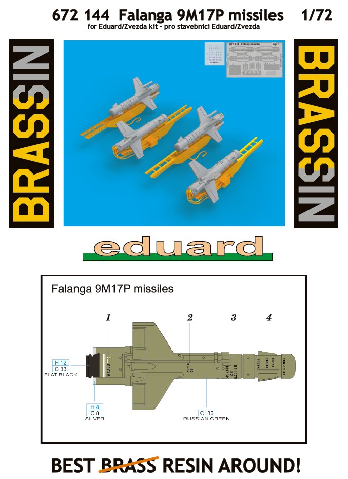 BRASSIN 1/72 Falanga 9M17P missiles