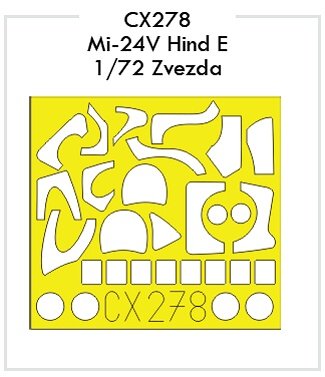 Mask 1/72 Mi-24V Hind E   (ZVE)