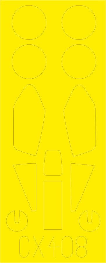 Mask 1/72 Lightning F.6  (AIRF )