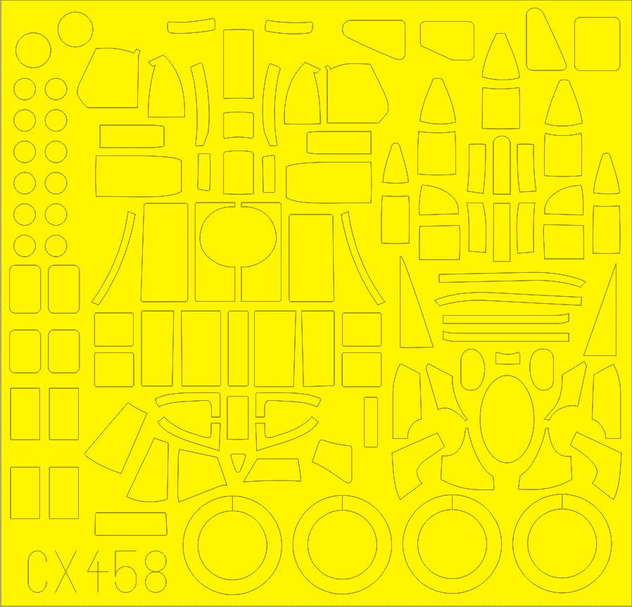Mask 1/72 Halifax B Mk.III  (REV)