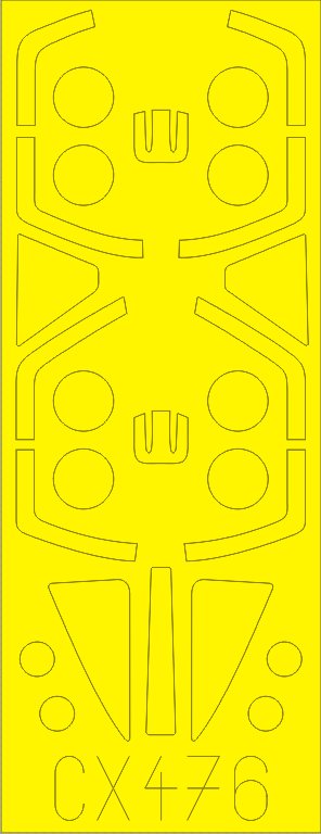 Mask 1/72 Mirage F.1B (SP.HOBBY)