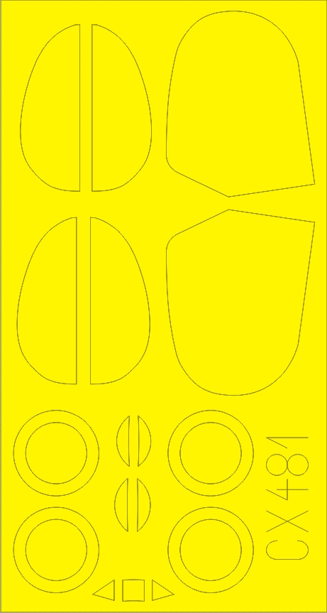 Mask 1/72 B-534 early series (EDU)