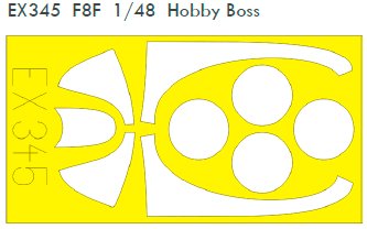 Mask 1/48 F8F   (HOBBYB)