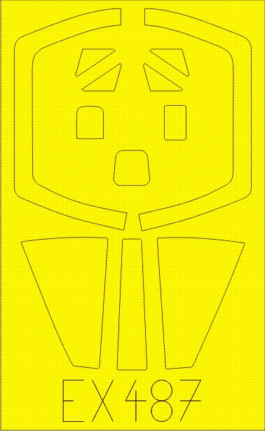 Mask 1/48 Mirage III E (KIN)