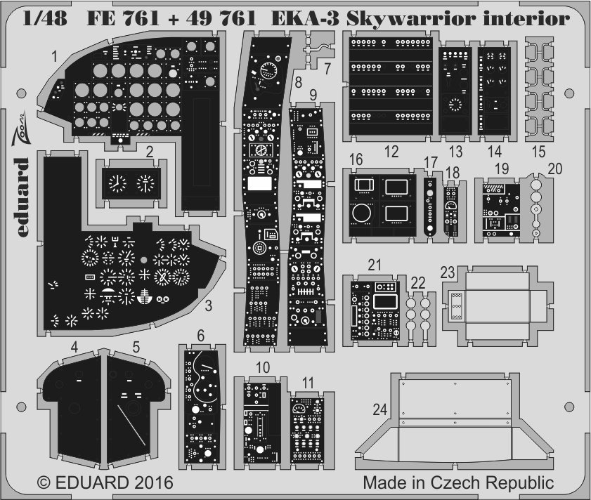 1/48 EKA-3 Skywarrior interior (TRUMP)