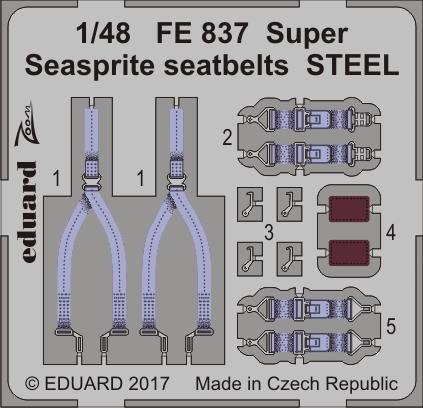 1/48 Super Seasprite seatbelts STEEL (KITTYH)