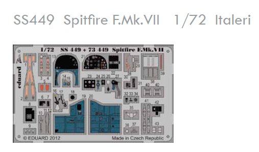 1/72 Spitfire F.Mk.VII (ITAL)