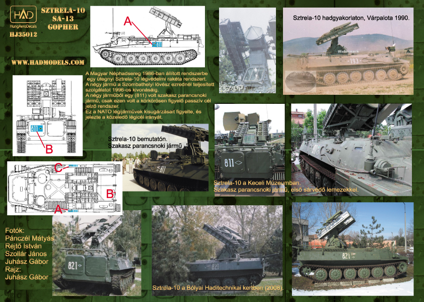 1/35 Decal Sa-13 Strela-10 (Hungarian)