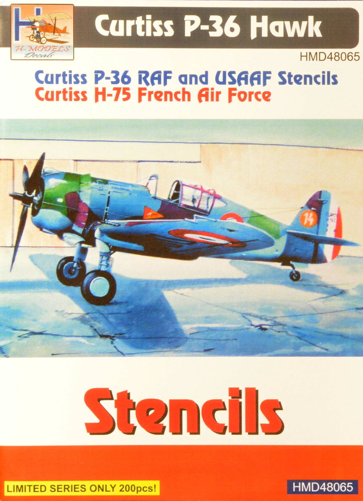 1/48 Stencils Curtiss P-36 Hawk (RAF, USAAF)