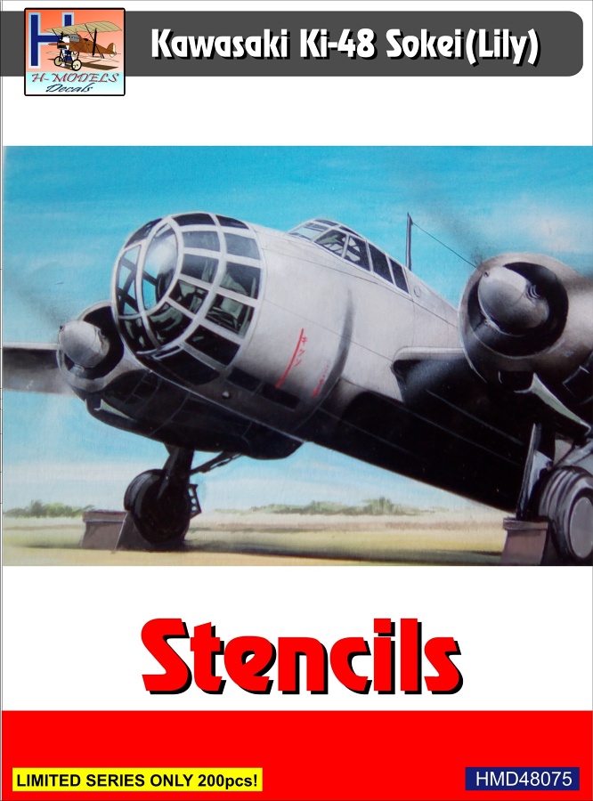 1/48 Stencils Kawasaki Ki-48 Sokei (Lily)