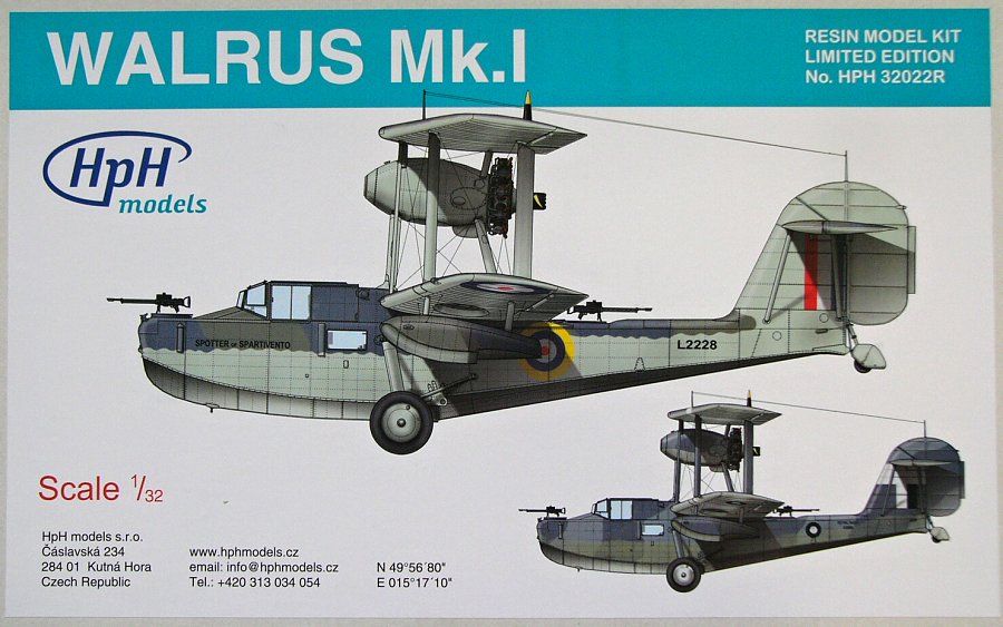 1/32 Supermarine Walrus Mk.I flying boat